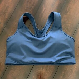 New Without Tags Avia Blue Racerback Sports Bra